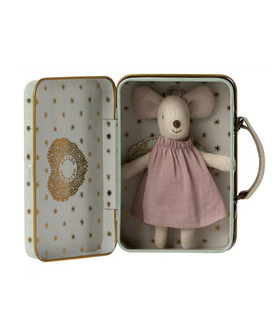 Maileg Angel Mouse In Suitcase