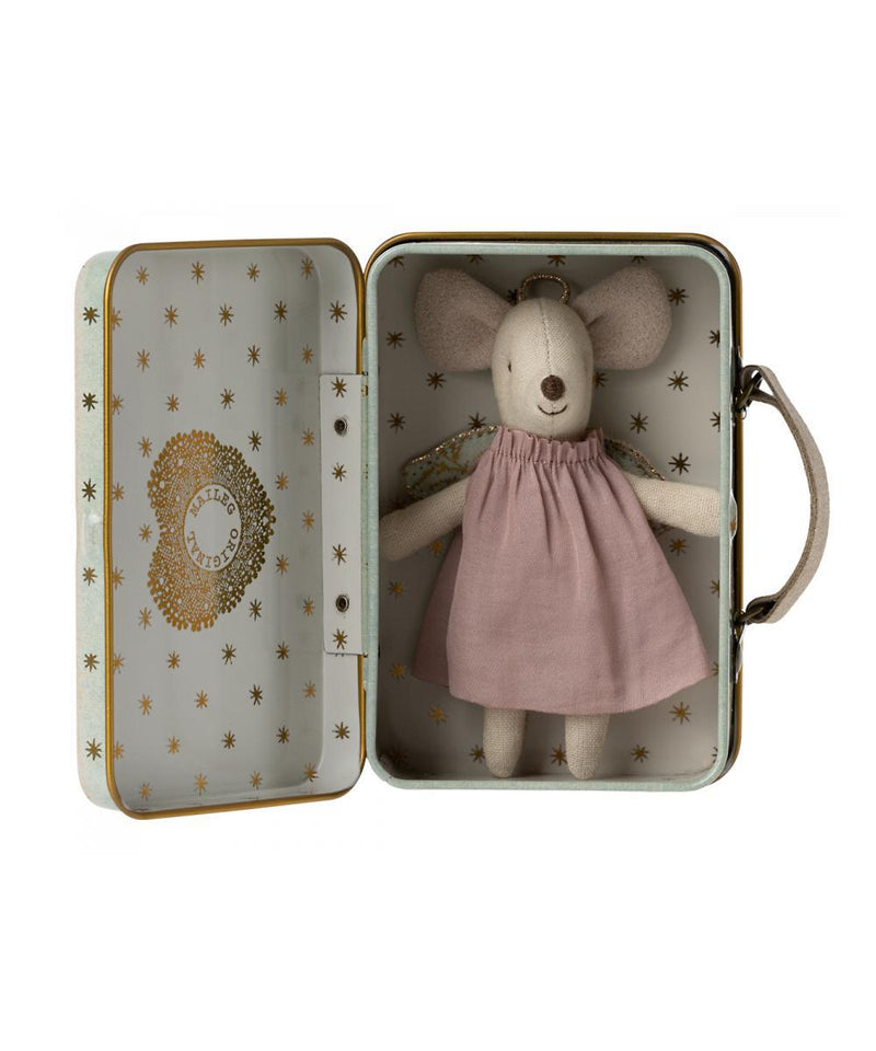 Maileg Angel Mouse In Suitcase