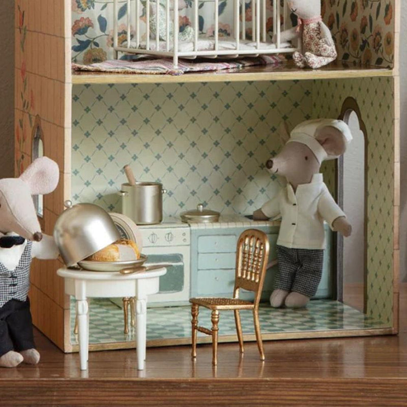 Maileg Chair Mouse Gold - Studio Play