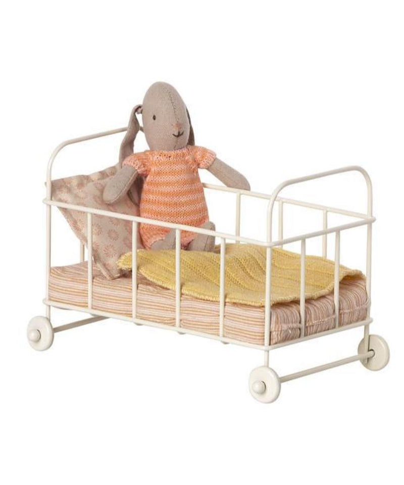 Maileg Cot Bed Micro Pink
