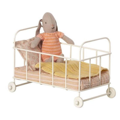 Maileg Cot Bed Micro Pink - Studio Play