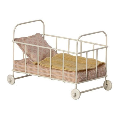 Maileg Cot Bed Micro Pink - Studio Play