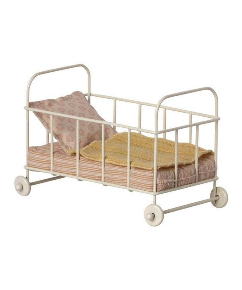 Maileg Cot Bed Micro Pink