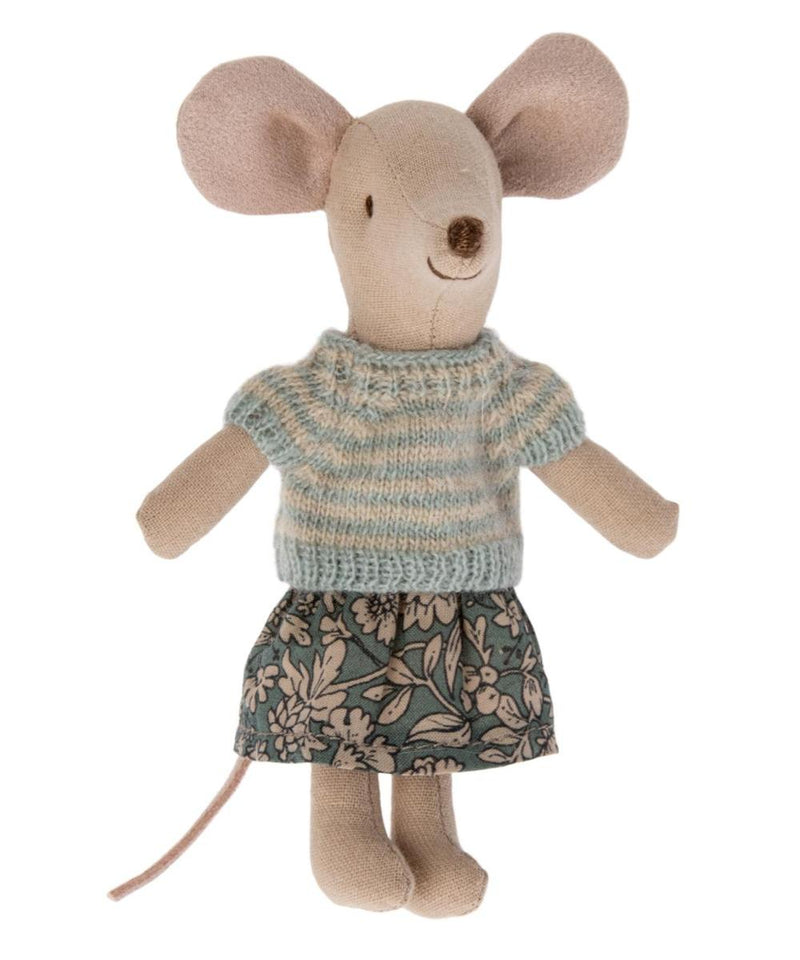 Maileg Knitted Sweater And Skirt For Big Sister Mouse