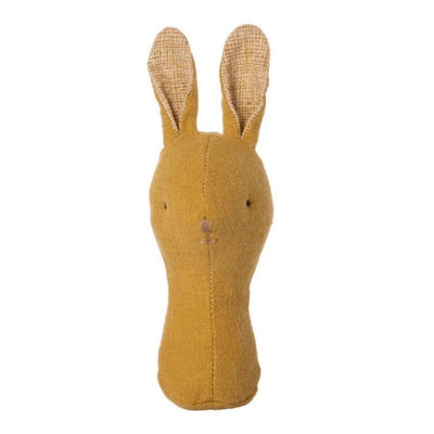 Maileg Lullaby Friends Bunny Rattle Dusty Yellow