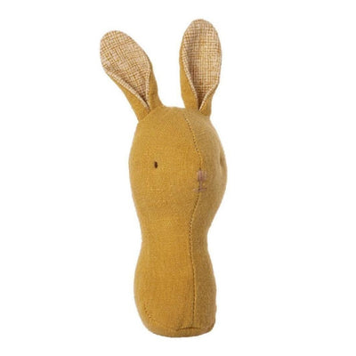 Maileg Lullaby Friends Bunny Rattle Dusty Yellow