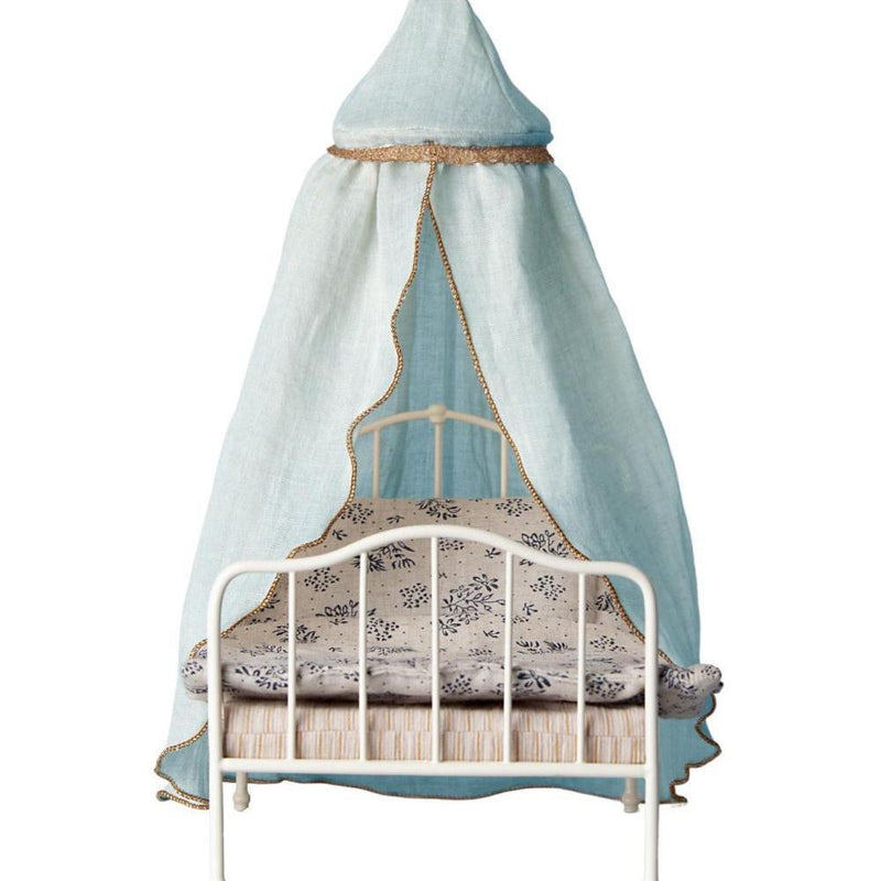 Maileg Miniature Bed Canopy Mint - Studio Play
