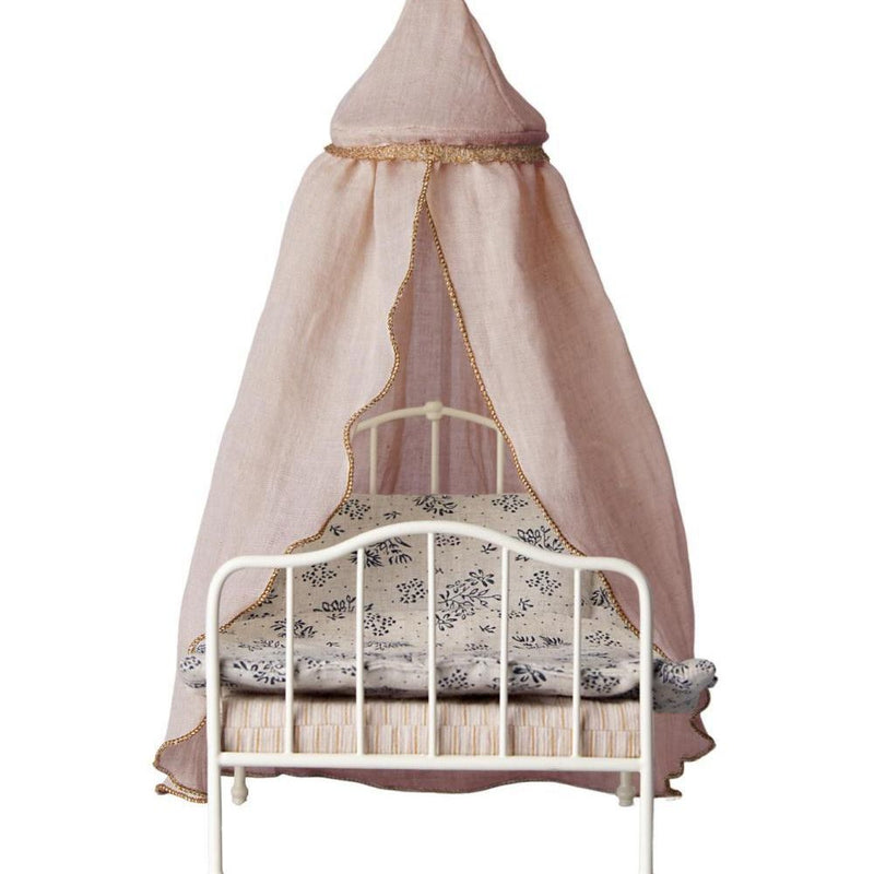 Maileg Miniature Bed Canopy Rose - Studio Play