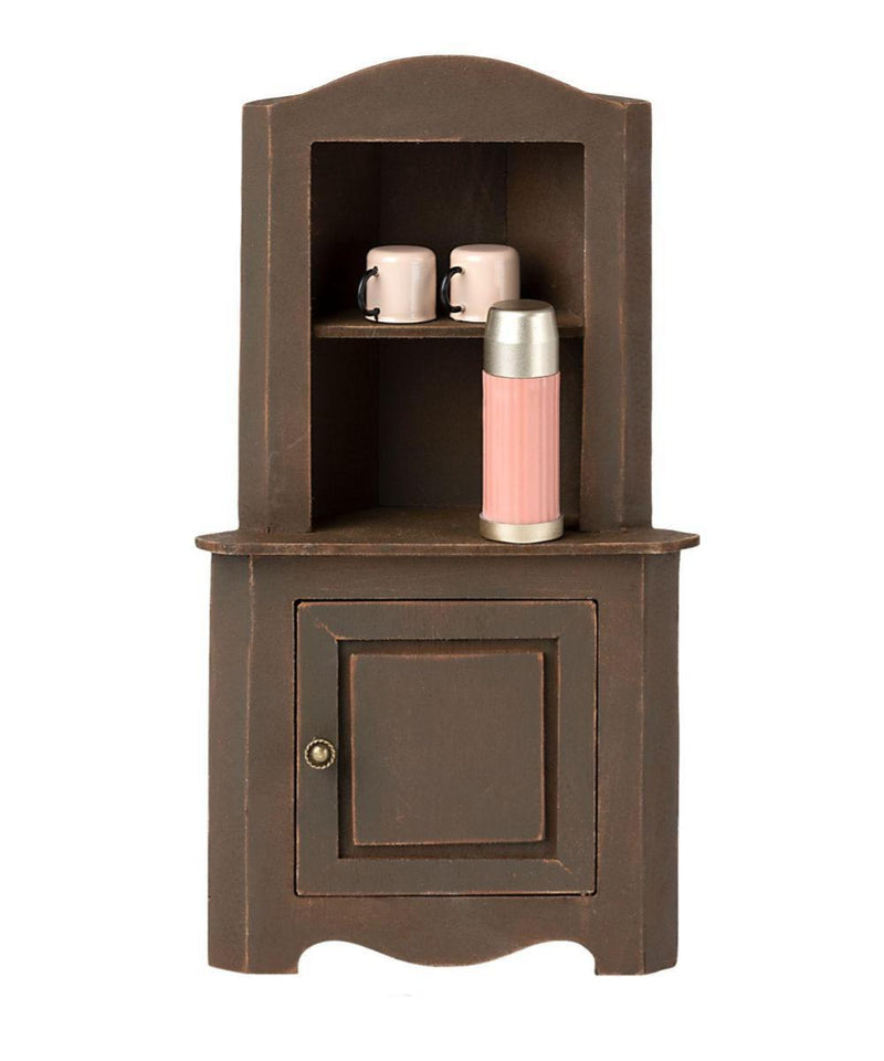 Maileg Miniature Corner Cabinet Brown