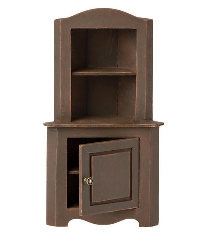 Maileg Miniature Corner Cabinet Brown