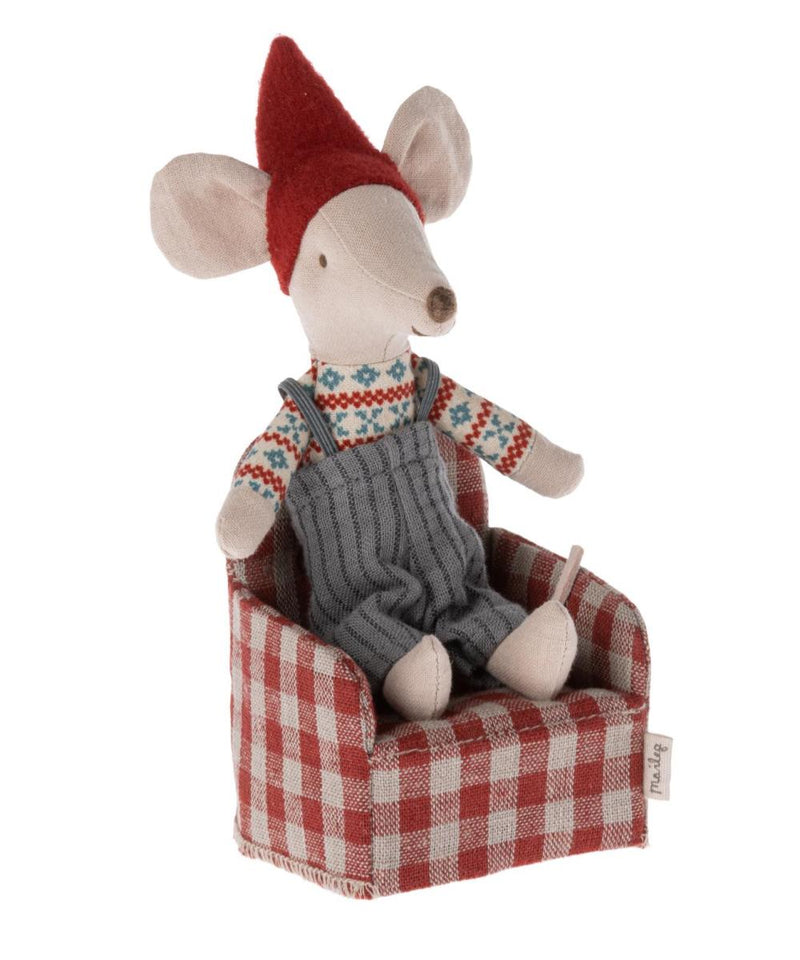 Maileg Mouse Chair Red