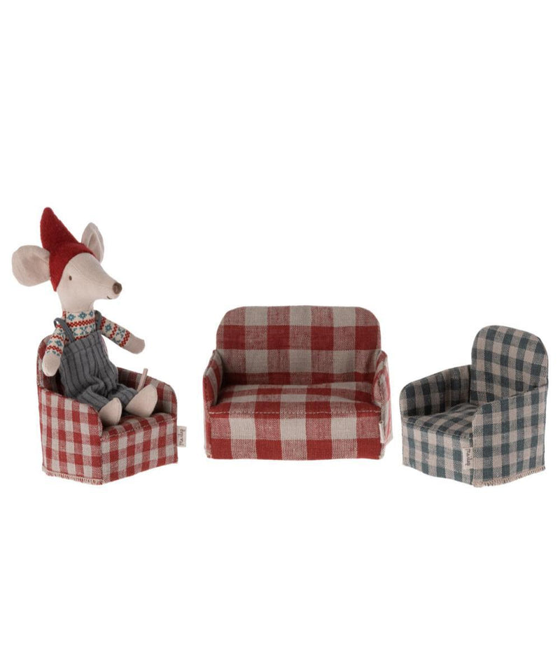 Maileg Mouse Chair Red