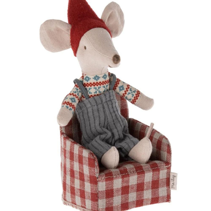 Maileg Mouse Chair Red - Studio Play