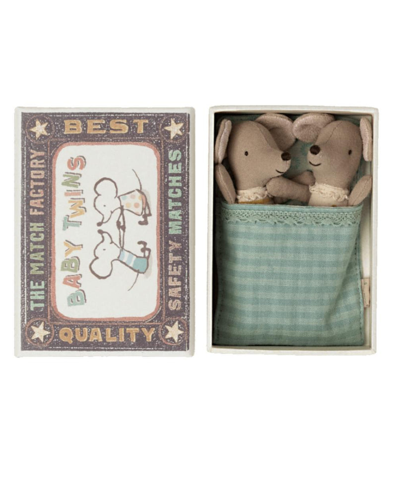 Maileg Mouse In A Box Baby Twins 2