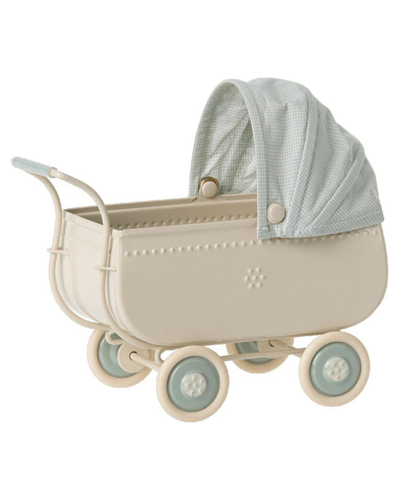 Maileg Pram Micro Blue
