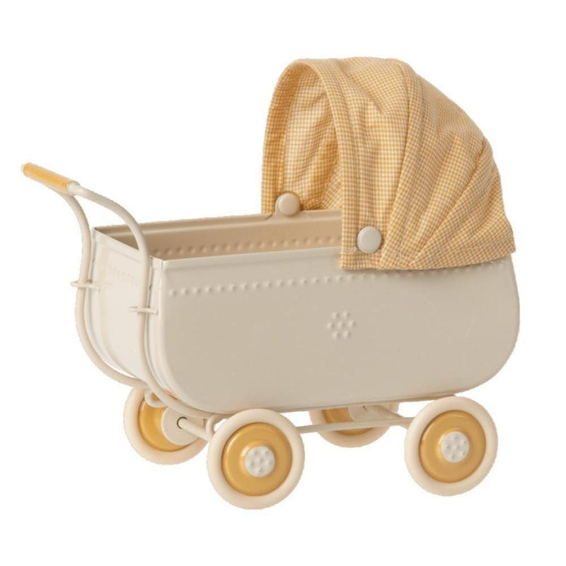 Maileg Pram Micro Yellow - Studio Play