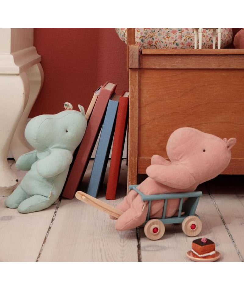 Maileg Safari Friends Hippo Small Light Mint