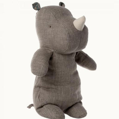 Maileg Safari Friends Rhino Medium Dark Grey - Studio Play