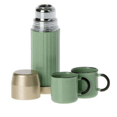 Maileg Thermos And Cups Soft Mint - Studio Play