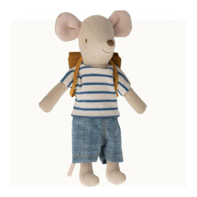 Maileg Tricycle Mouse Big Brother With Bag - Studio Play