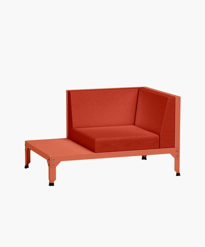 Matière Grise Modulaire Module 'Hegoa' - Hoekzetel Met Tafel Links