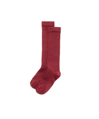Mingo Knee Socks Brick Red
