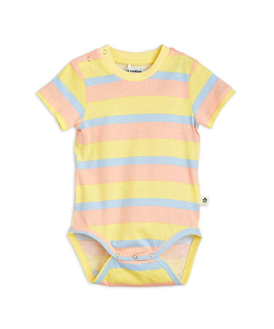 Mini Rodini Baby Pastel Stripe Bodysuit