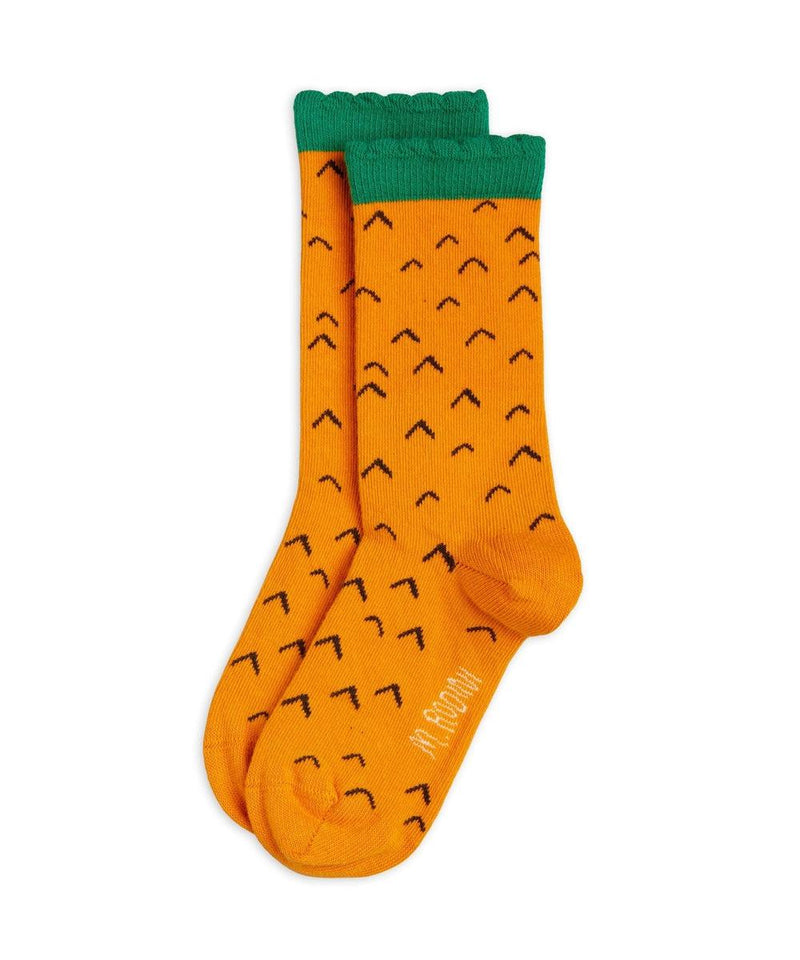 Mini Rodini Baby Pineapple Socks Orange