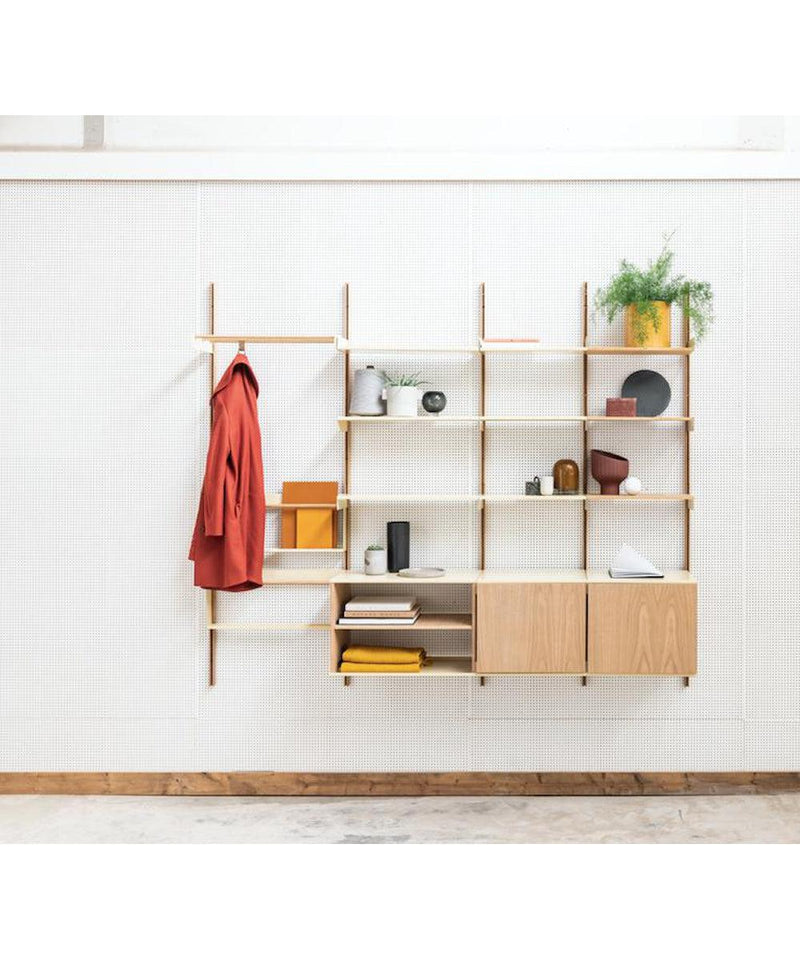 Modul- Cabinet 60 American Walnut Light Ivory
