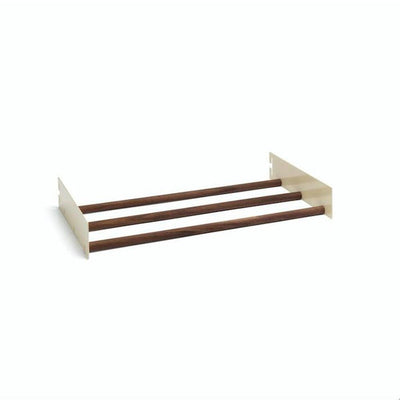 Modul - Clothing Rack 45 American Walnut Light Ivory - Studio Play
