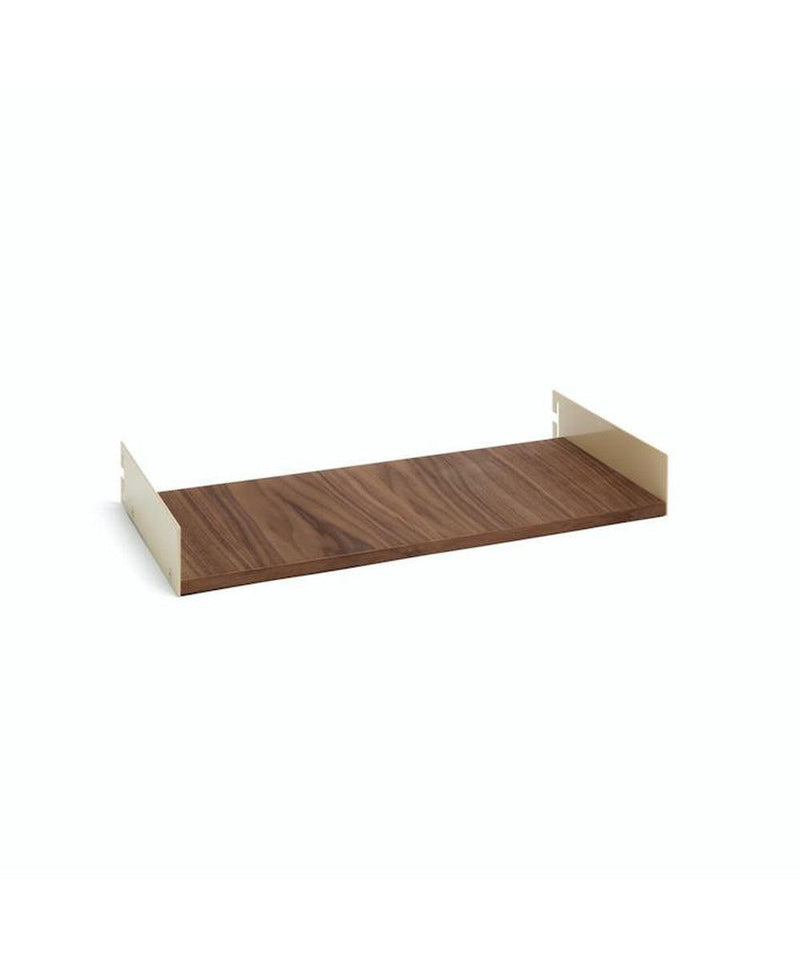 Modul- Wooden Shelf 45 American Walnut Light Ivory