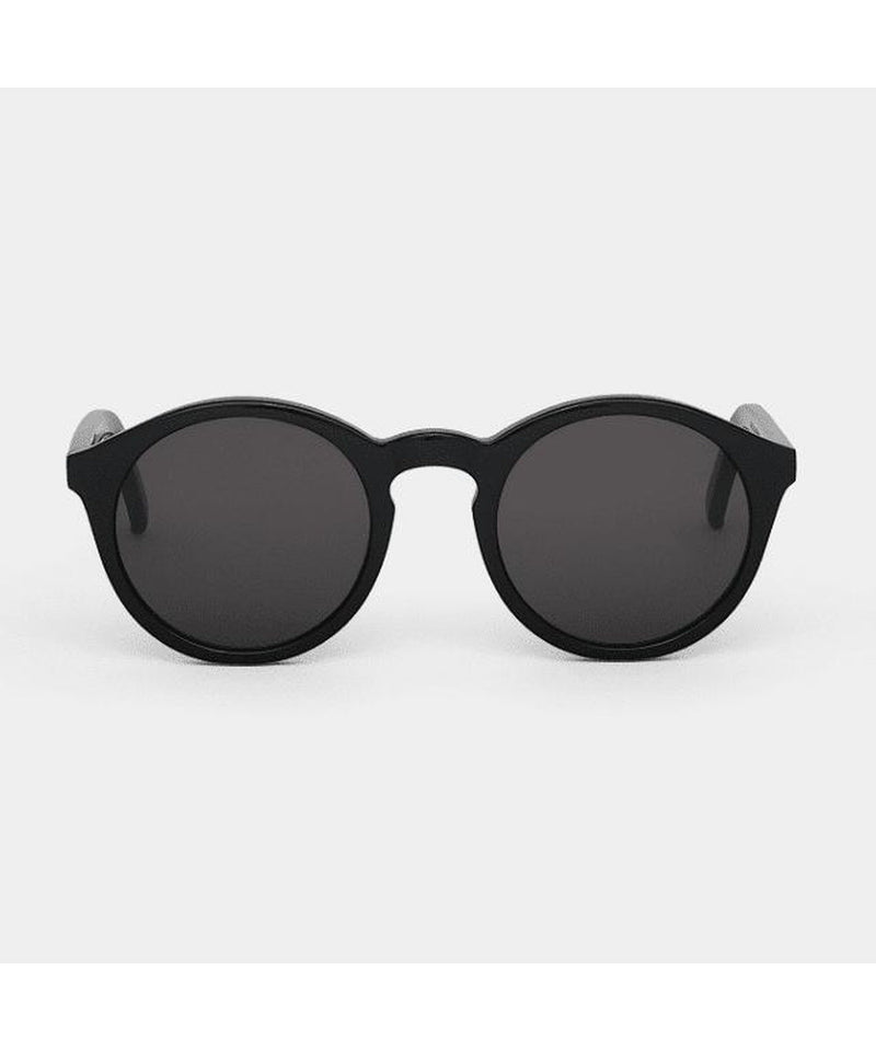 Monokel Zonnebril Barstow Black solid grey lens