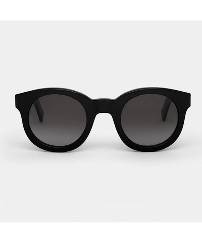 Monokel Zonnebril Shiro Black-Gradient Grey lens