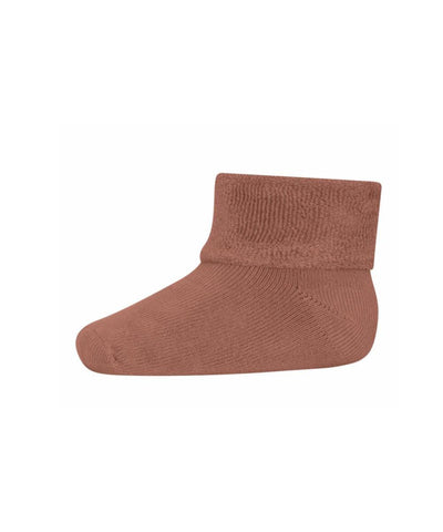 Mp Denmark Cotton Baby Socks Copper Brown 2315