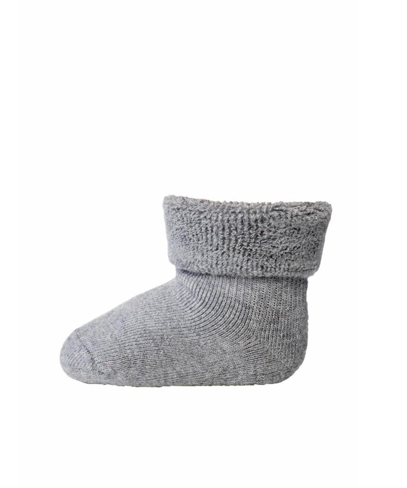 Mp Denmark Cotton Baby Socks Grey Melange 491