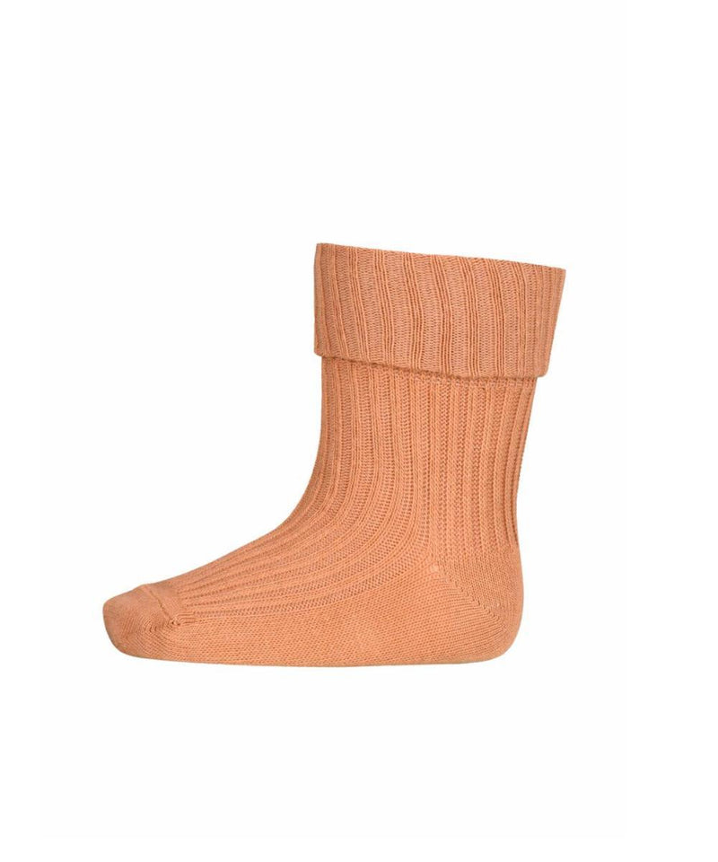 Mp Denmark Cotton Rib Baby/Kids Socks 4155 Apple Cinnamon