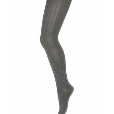 Mp Denmark Cotton Rib Tights Agave Green - Studio Play