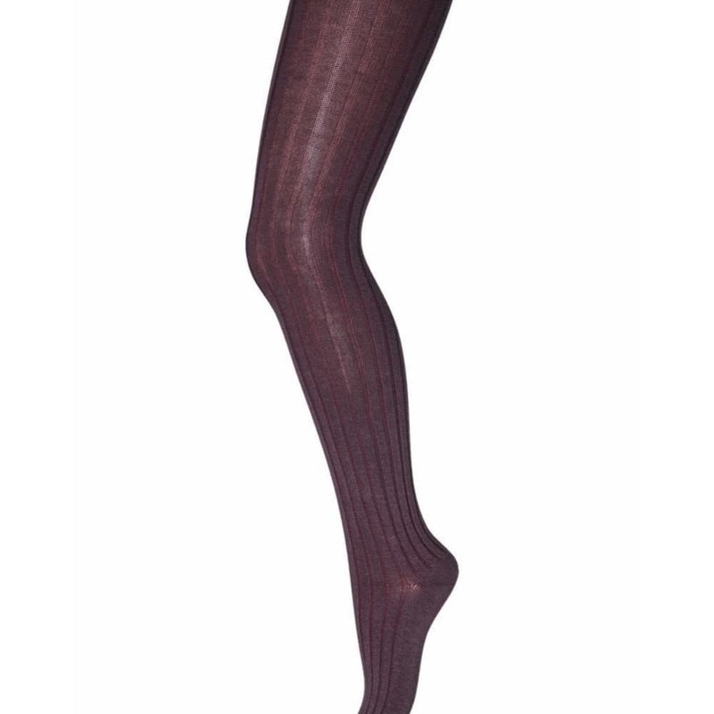 Mp Denmark Cotton Rib Tights Brown Sienna - Studio Play
