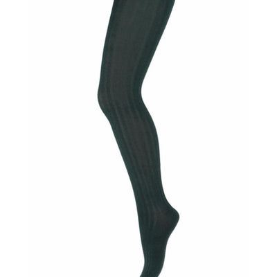 Mp Denmark Cotton Rib Tights Deep Forest - Studio Play