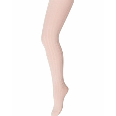Mp Denmark Cotton Rib Tights Rose Dust - Studio Play