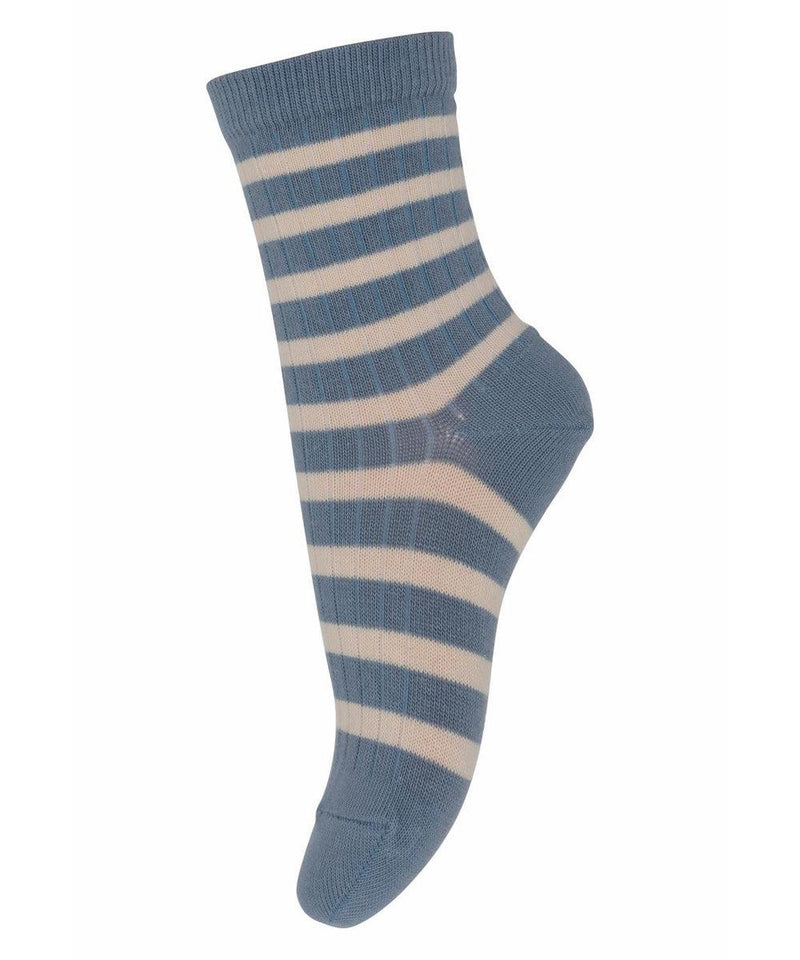 Mp Denmark Eli Socks Stone Blue 4222
