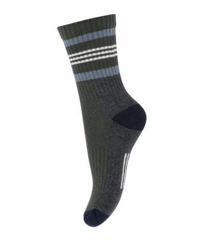 Mp Denmark Henry Socks Dusty Ivy