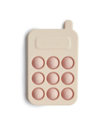 Mushie Press Toy Cellphone Blush
