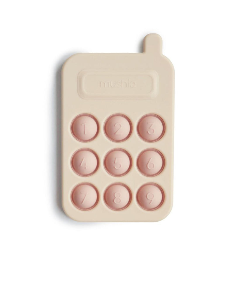 Mushie Press Toy Cellphone Blush