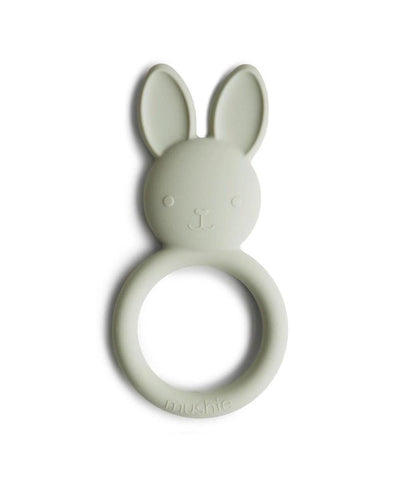 Mushie Teether Bunny Sage