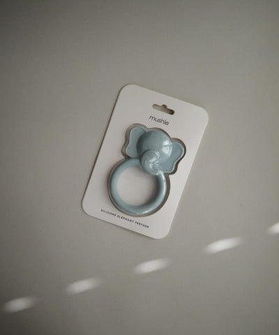 Mushie Teether Elephant Cloud