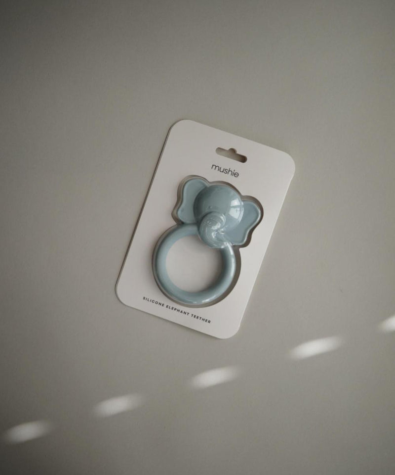 Mushie Teether Elephant Cloud