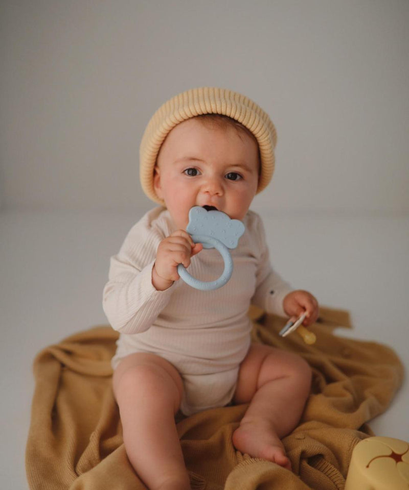 Mushie Teether Elephant Cloud