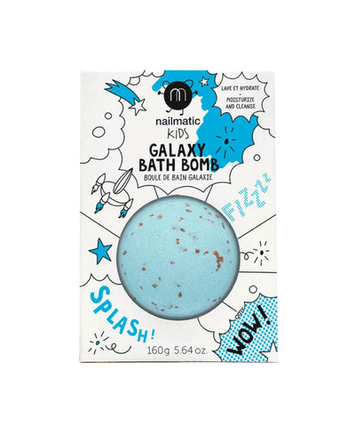 Nailmatic Bath Bomb Comet Blue Red Flakes