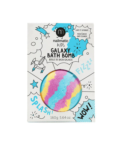 Nailmatic Bath Bomb Galaxy Blue Yellow Pink
